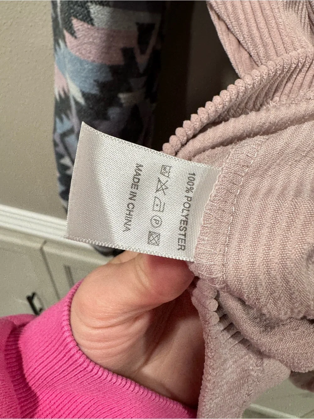 Pink Corduroy & Aztec Pattern Shacket - Picture 5 of 5